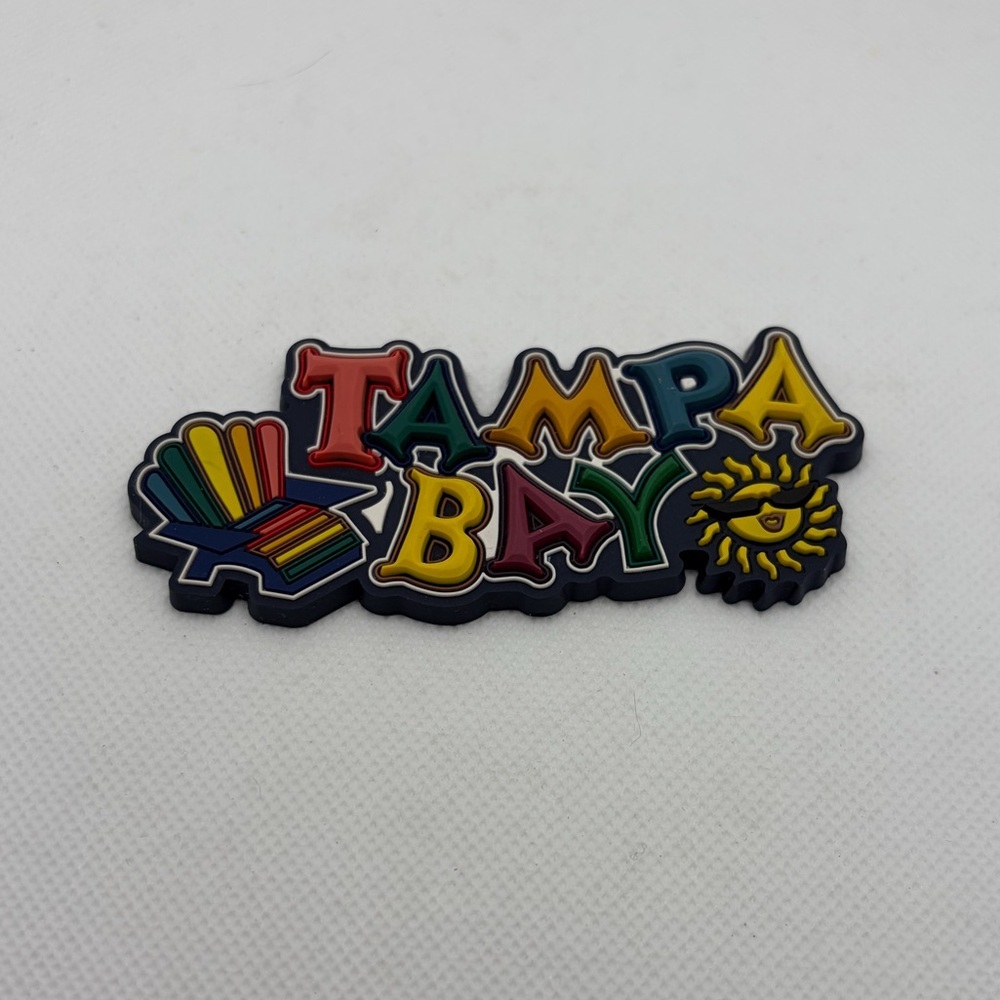 🍀 3/$15 - Tampa Bay Colorful Souvenir Magnet